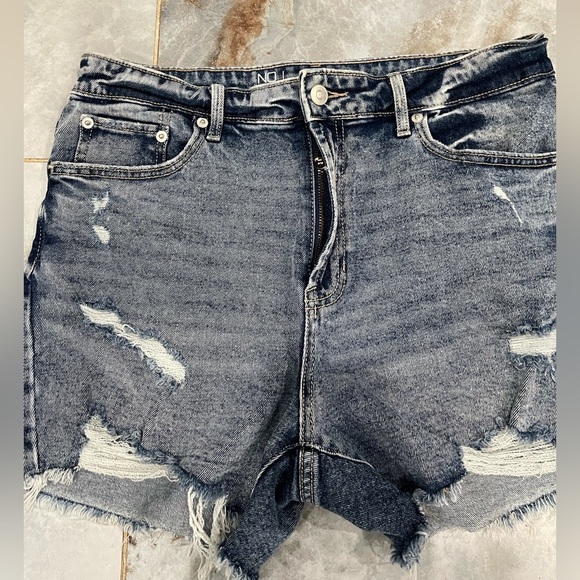 NOBO BlueJean Shorts Distressed High-Waisted - Picture 7 of 7